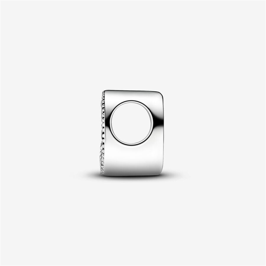 Pandora Moments Letter O Silver Charm