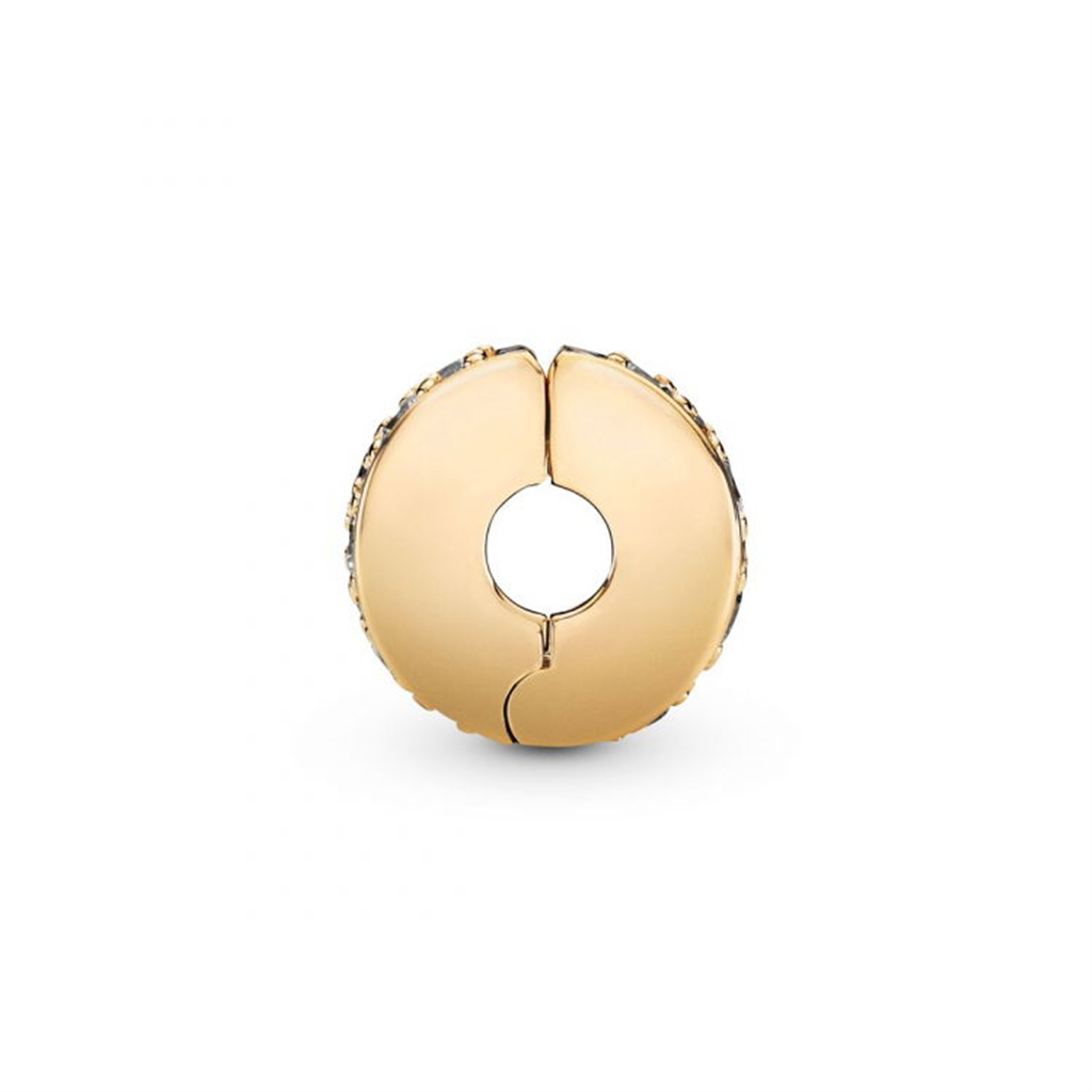 Pandora Timeless  Clear Pavé Clip Charm