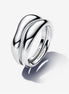 Pandora Essence Organically Shaped Stacking Rings Size 7