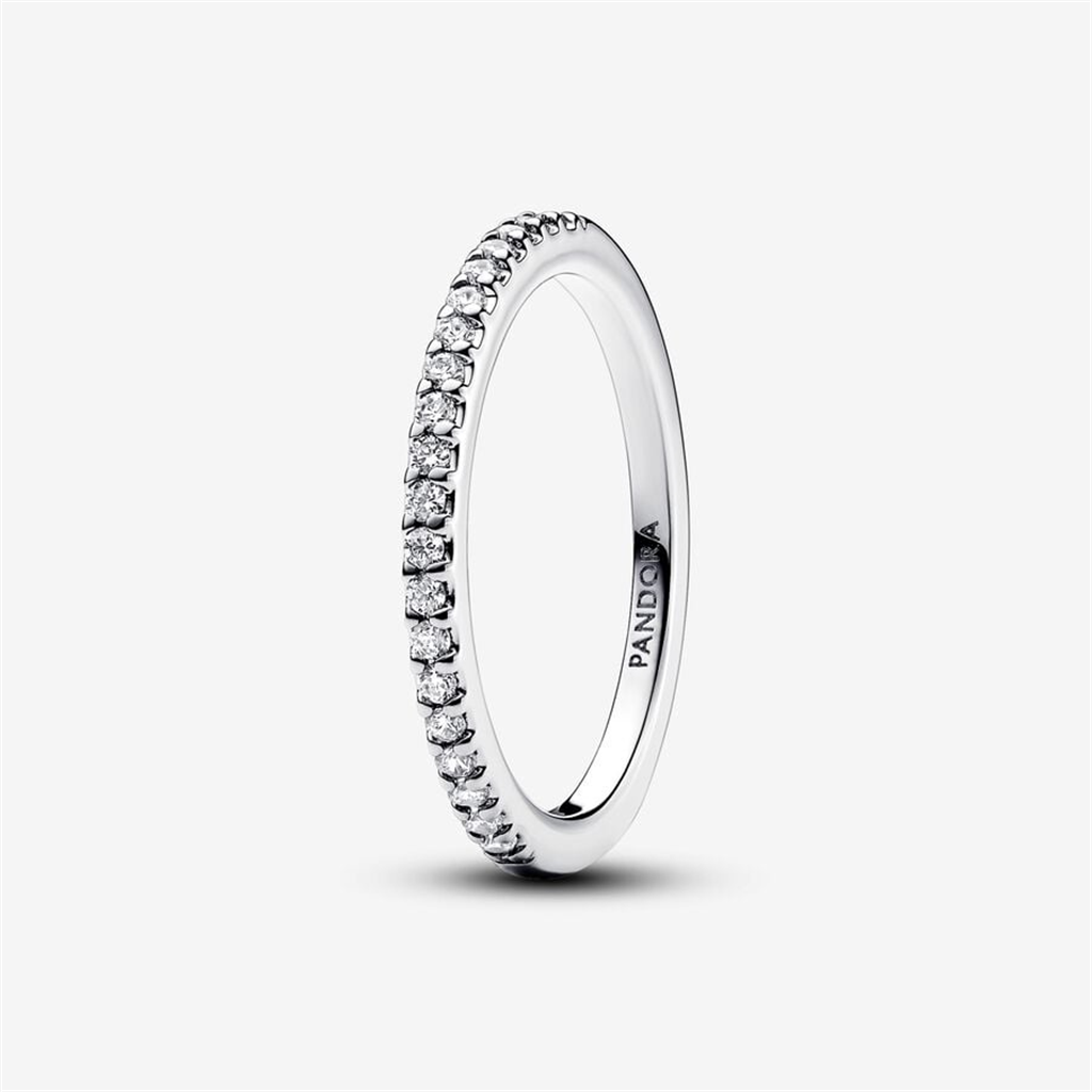Pandora Timeless Sparkling Band Ring Size 6
