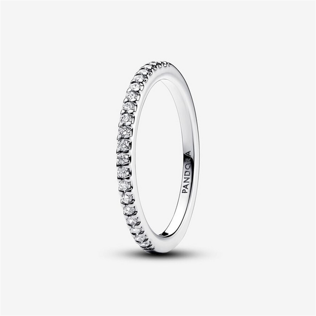 Pandora Timeless Sparkling Band Ring Size 8.5