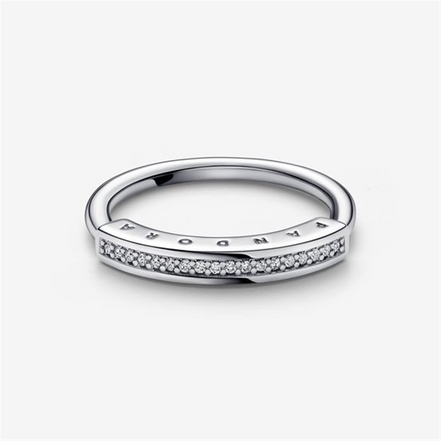 Pandora Signature ID Pave Ring Size 7