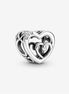 Pandora Moments "Mom" Entwined Infinite Hearts Charm