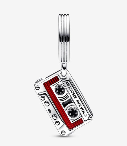 Pandora Marvel Guardians of the Galaxy Cassette Tape Dangle Charm