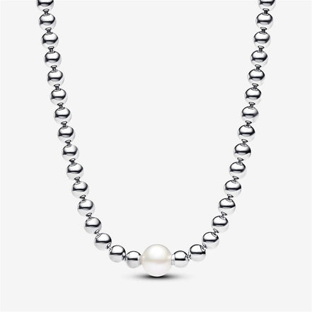 Pandora Timeless Treated Freshwater Cultured Pearl & Beads Collier Necklace
