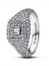 Pandora Timeless Pavé Square Cocktail Ring Size 6