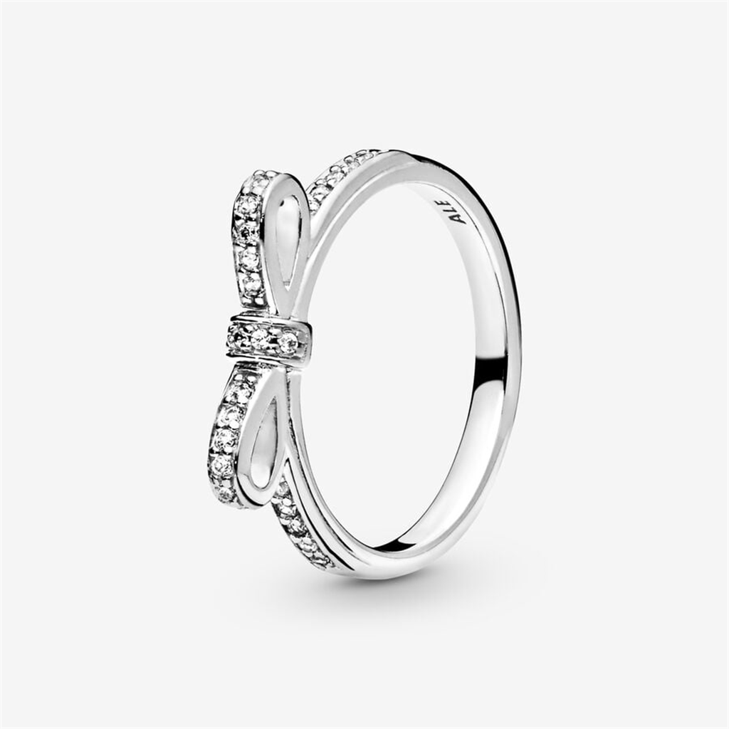 Pandora Timeless Sparkling Classic Bow Ring Size 8.5