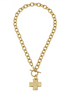Susan Shaw Cross Toggle Necklace