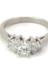 14K White Gold Platinum .33 CT Diamond Engagement Ring