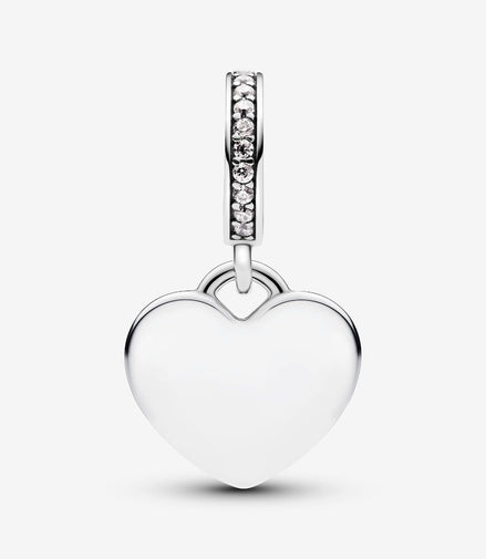 Pandora Engravable Baking Tools Heart Dangle Charm
