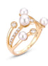 Imperial Pearl 14K Yellow Gold Akoya Pearl Ring Size 7