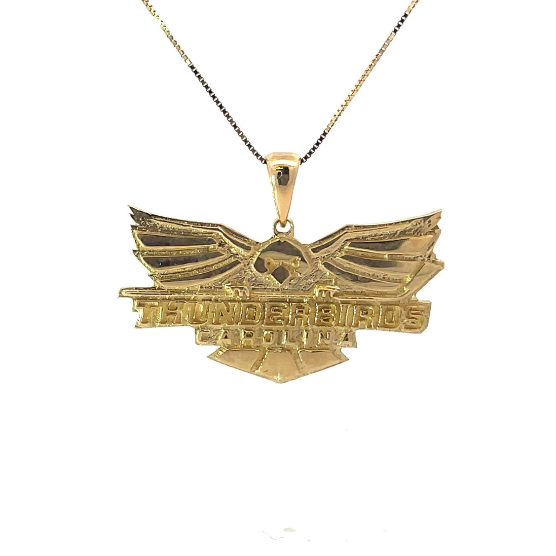 Thunderbirds 14K Yellow Gold Pendant