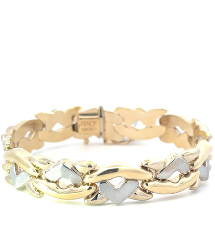 14k Two Tone Bracelet